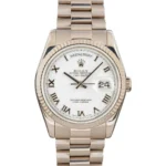 Rolex Day-Date 36 Ref 118239 White Roman Dial Replica