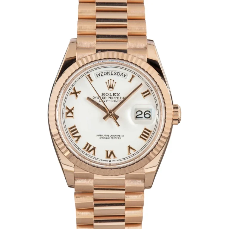 Rolex Day-Date 36 ref 128235 18k Everose Gold Replica