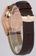 Rolex Day-Date 36mm CHOCOLATE Brown 18K Rose Gold Leather Replica