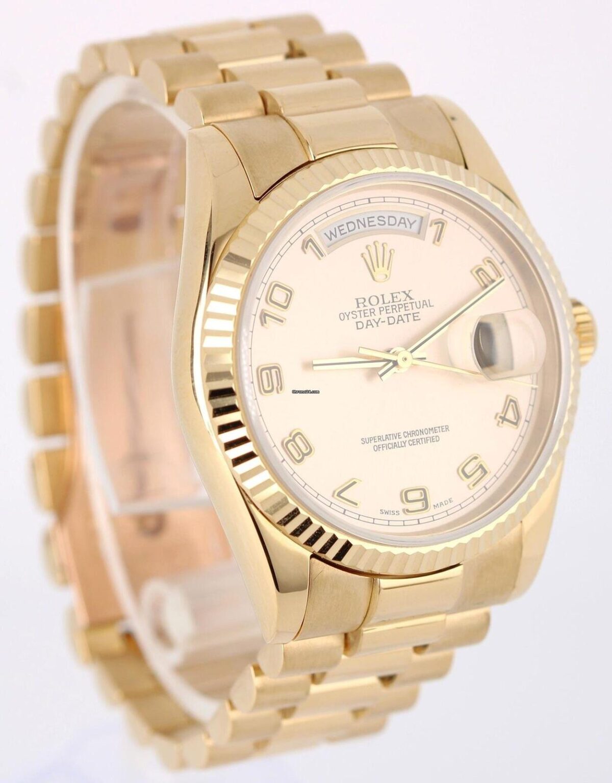 Rolex Day-Date 36mm President 18K Yellow Gold Champagne Replica