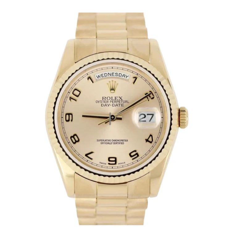 Rolex Day-Date 36mm President 18K Yellow Gold Champagne Replica