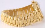 Rolex Day-Date 36mm President Quickset 18k Diamond Bark Champagne Replica