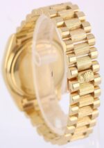 Rolex Day-Date 36mm President Quickset 18k Diamond Bark Champagne Replica