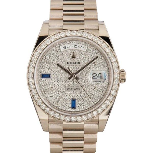 Rolex Day-Date 40 228349 White Gold Replica