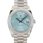 Rolex Day-Date 40 Ref 228396 Ice Blue Dial Replica
