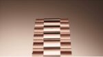 Rolex Day-Date Everose Gold Eisenkiesel President Bracelet Fluted Bezel Roman Dial Replica