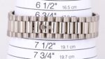 Rolex Day-Date II President 41mm Silver 18K White Gold Fluted Watch Replica