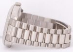 Rolex Day-Date II President 41mm Silver 18K White Gold Fluted Watch Replica