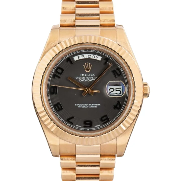 Rolex Day-Date II Ref 218235 Black Arabic Dial Replica