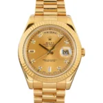 Rolex Day-Date II ref 218238 Champagne Diamond Dial Replica