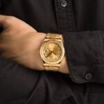 Rolex Day-Date II ref 218238 Champagne Diamond Dial Replica