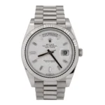 Rolex Day-Date New Papers Factory Meteorite Baguette Gold Replica
