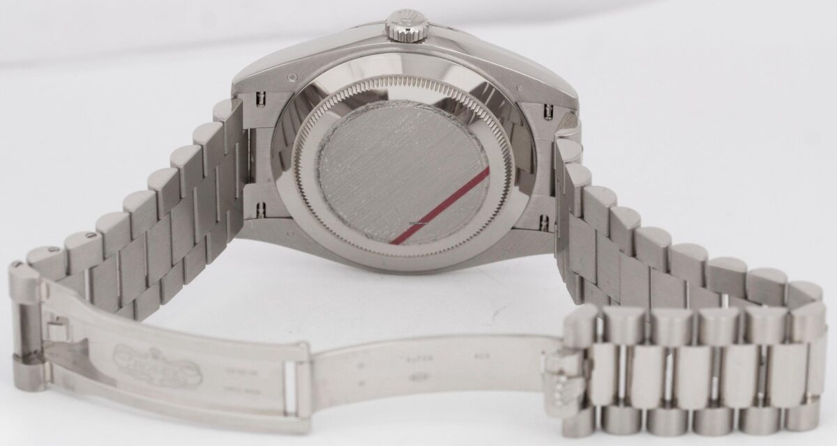 Rolex Day-Date New Papers Factory Meteorite Baguette Gold Replica