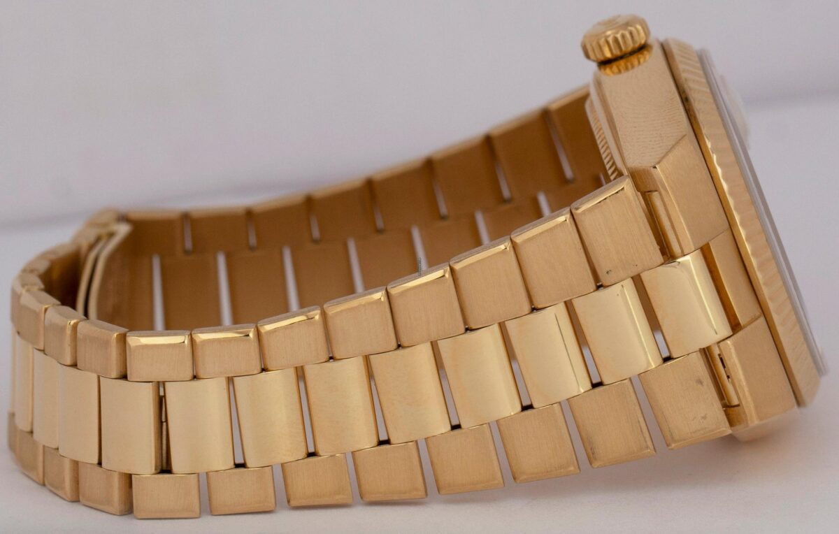 Rolex Day-Date Oysterquartz President Champagne 18K Yellow Gold Watch Replica