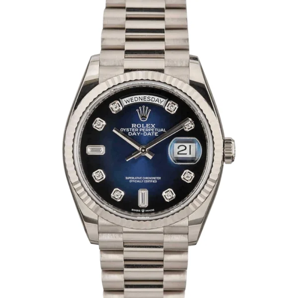 Rolex Day-Date President 128239 Blue Diamond Dial Replica