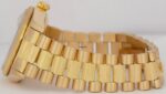 Rolex Day-Date President 36mm Blue BARK Quickset 18K Yellow Gold Watch Replica