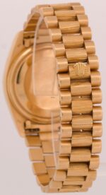 Rolex Day-Date President 36mm Factory Blue Diamond 18K Gold Bark Replica