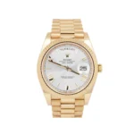 Rolex Day-Date President 40mm Silver Roman 18K Gold Watch Replica