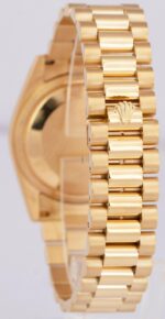 Rolex Day-Date President Silver 36mm 18K Yellow Gold Replica