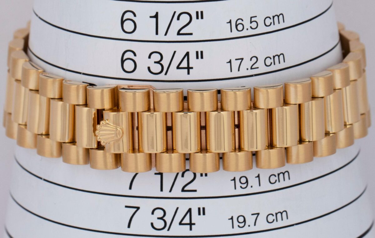 Rolex Day-Date President Silver 36mm 18K Yellow Gold Replica