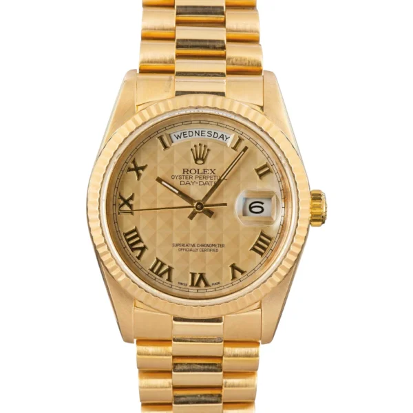 Rolex Day-Date Presidential 18238 Pyramid Dial Replica