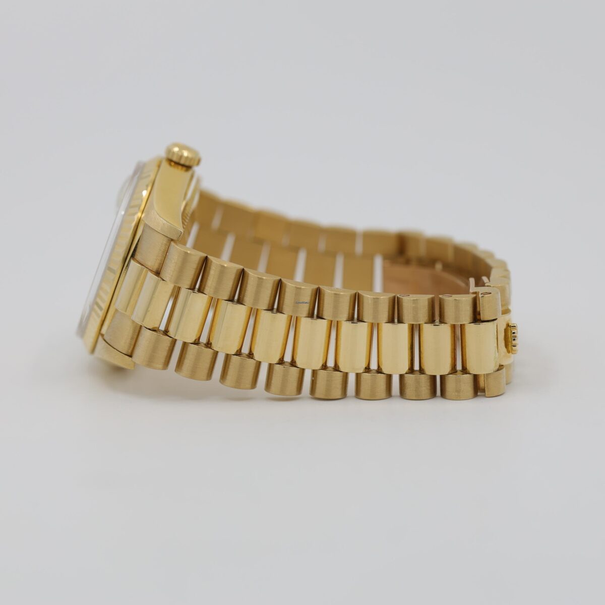 Rolex Day-Date Yellow Gold Champagne Diamond Dial Double Quickset Replica