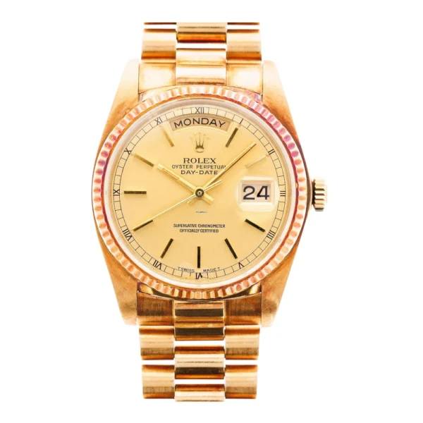 Rolex Day-Date Yellow Gold with Warm Patina Replica
