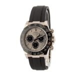 Rolex Daytona 116519 White Gold on Oysterflex Replica