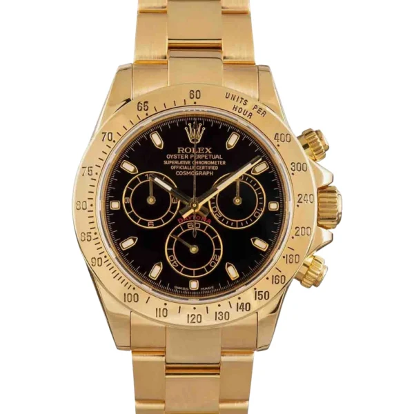 Rolex Daytona 116528 Black Dial Watch Replica