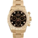 Rolex Daytona 116528 Black Diamond Dial Replica