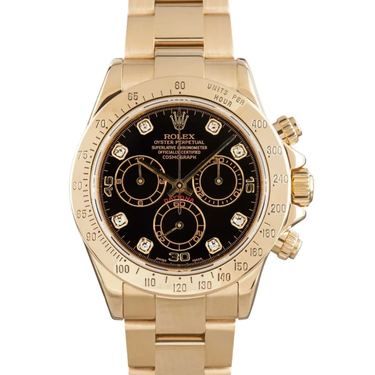 Rolex Daytona 116528 Black Diamond Dial Replica