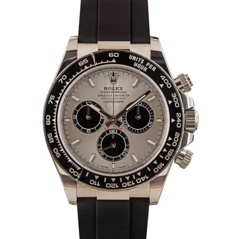 Rolex Daytona 126519 White Gold on Oysterflex Strap Replica