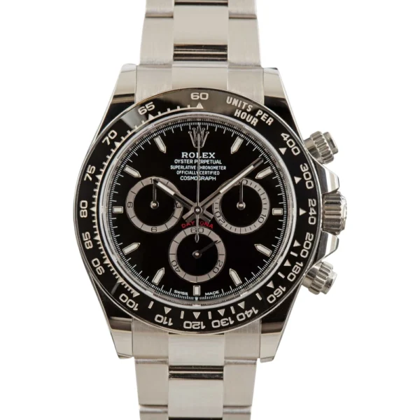 Rolex Daytona Ref 126500 Black Chronograph Replica