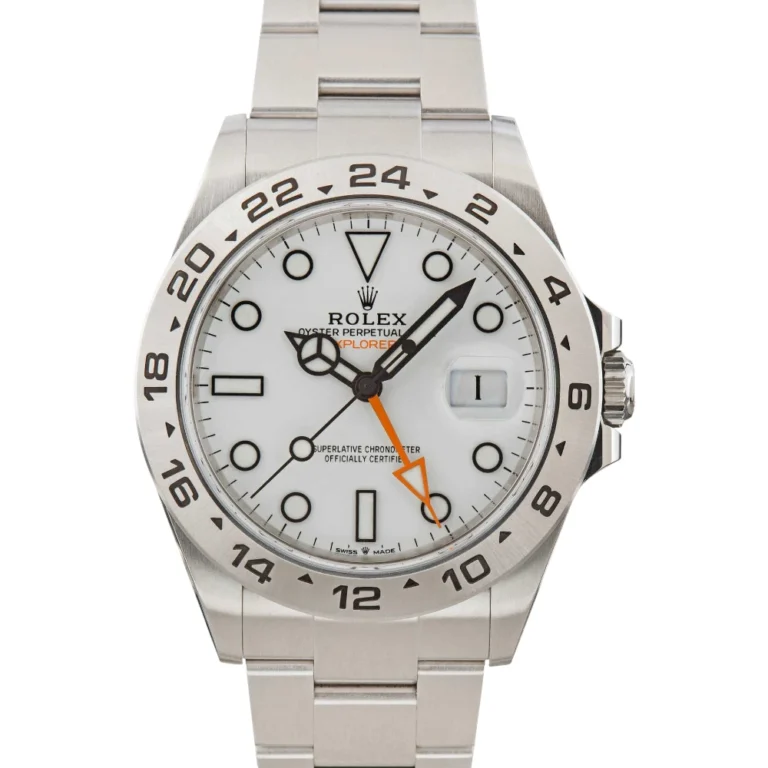 Rolex Explorer II 226570 White Chromalight Dial Replica
