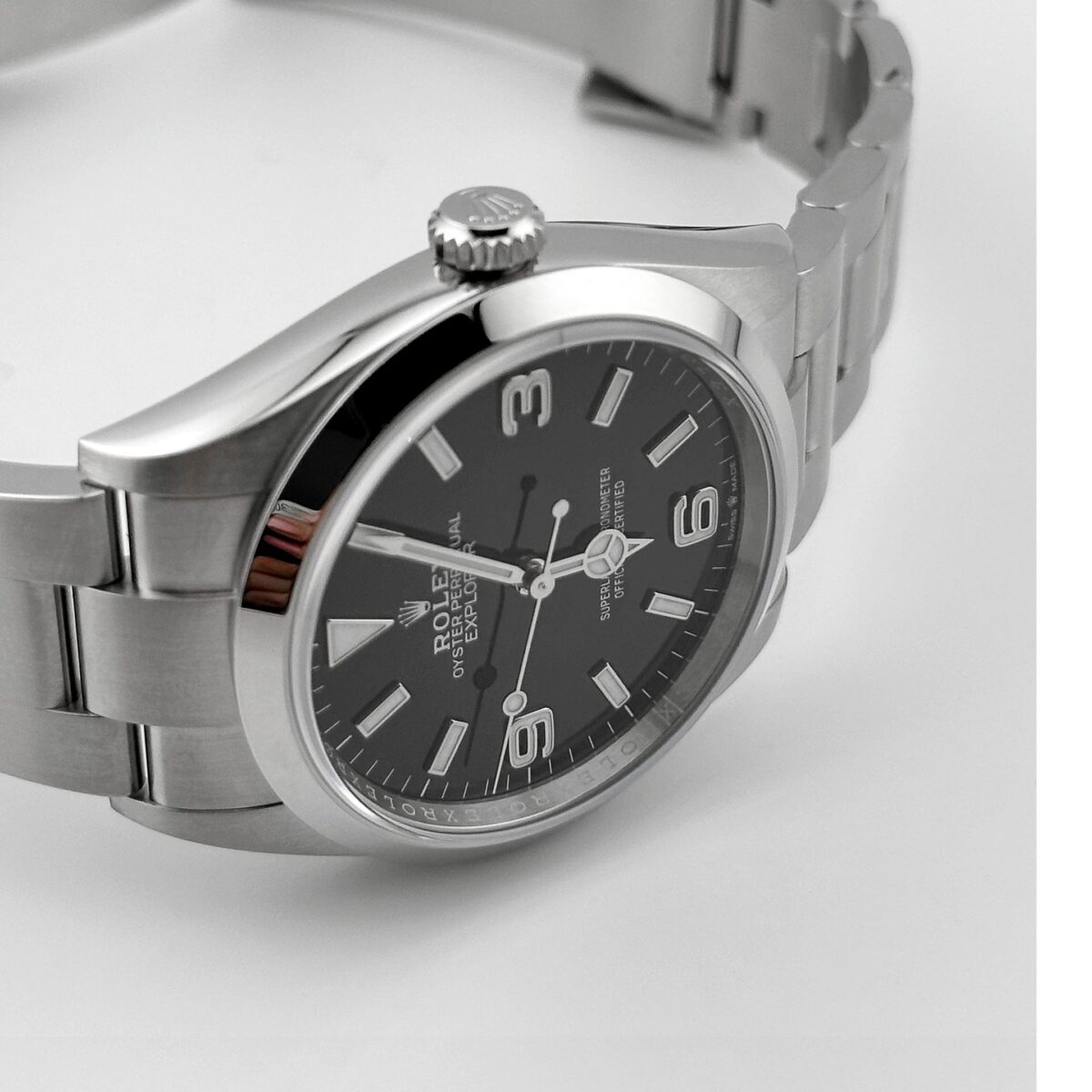 Rolex Explorer Stainless Steel Black Dial Replica