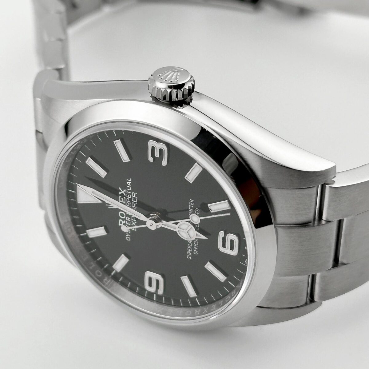 Rolex Explorer Stainless Steel Black Dial Replica