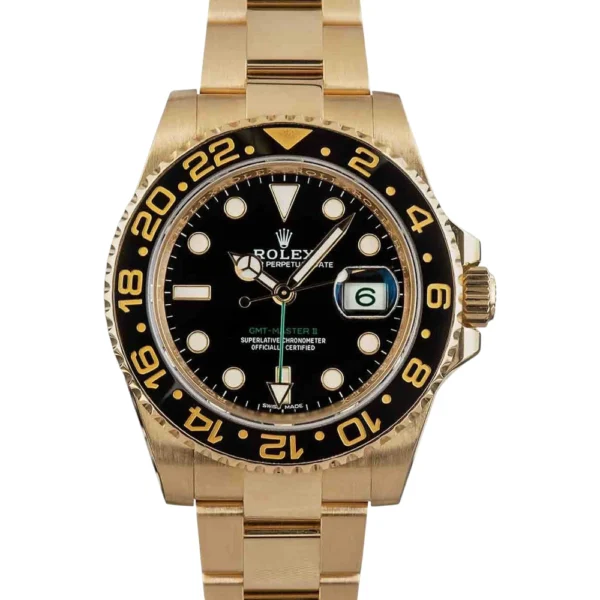 Rolex GMT-Master II Ref 116718 18k Yellow Gold Replica