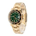 Rolex GMT-Master II Ref 116718 18k Yellow Gold Green Dial Replica