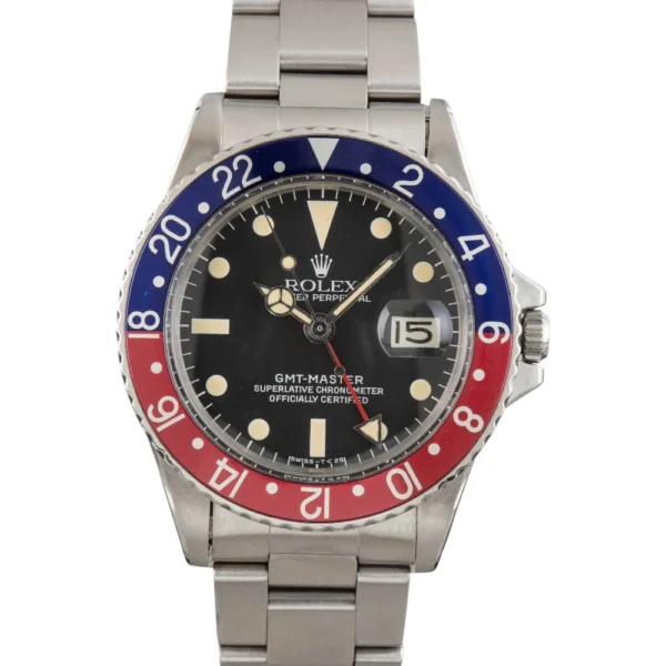 Rolex GMT-Master Ref 1675 Steel Pepsi Replica
