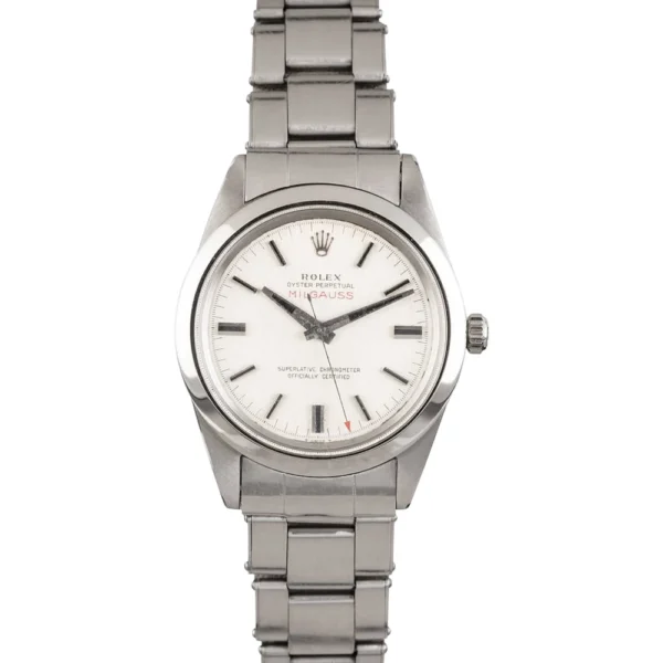 Rolex Milgauss 1019 Silver Dial Silver Replica