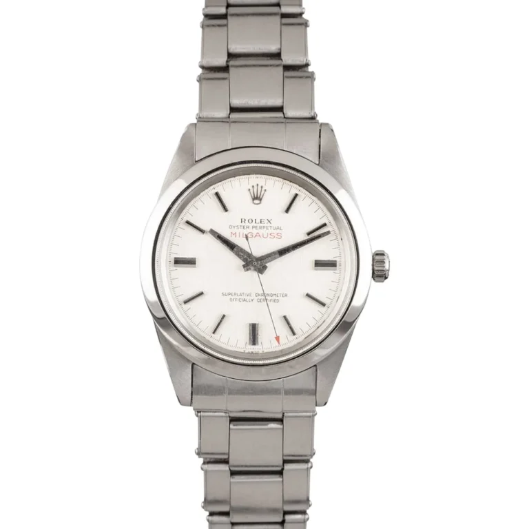 Rolex Milgauss 1019 Silver Dial Silver Replica