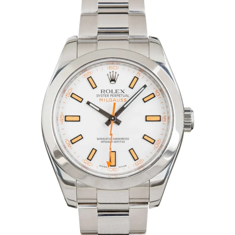 Rolex Milgauss 116400 White Superluminova Dial Replica