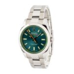 Rolex Milgauss 116400GV Green Crystal Blue Dial Replica