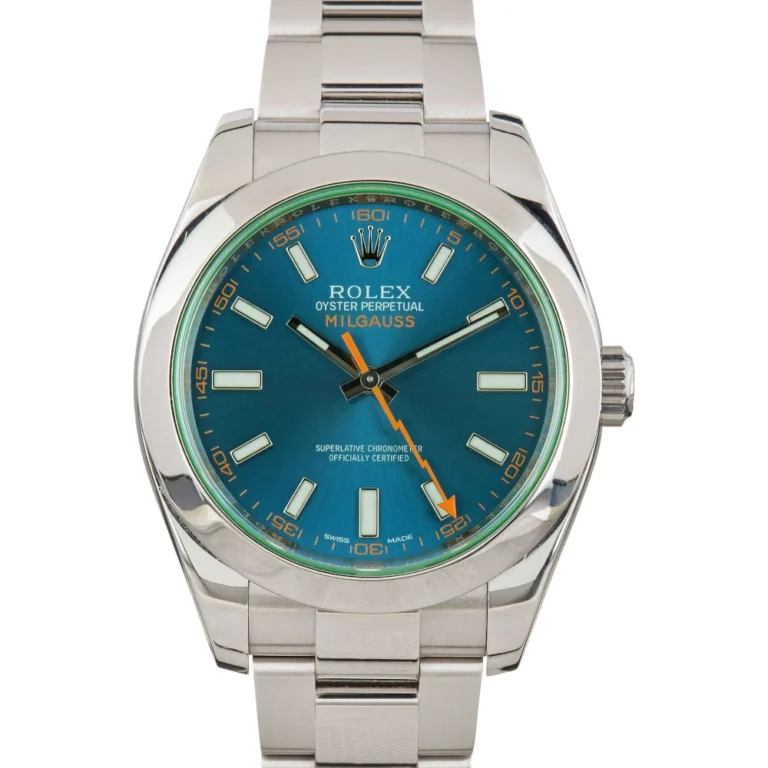 Rolex Milgauss Green Crystal 116400GV Replica