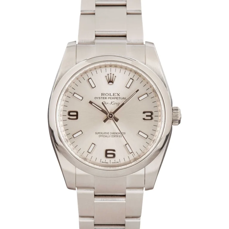 Rolex Air-King Perpetual 114200 Silver Dial Replica