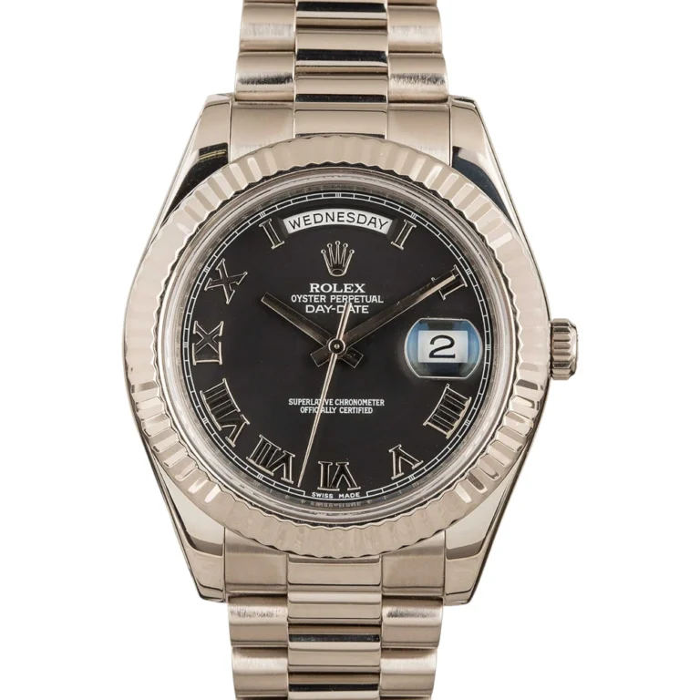 Rolex Day-Date President II Ref 218239 Black Dial Replica