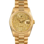 Rolex Day-Date President Gold 18238 Diamond Dial Replica