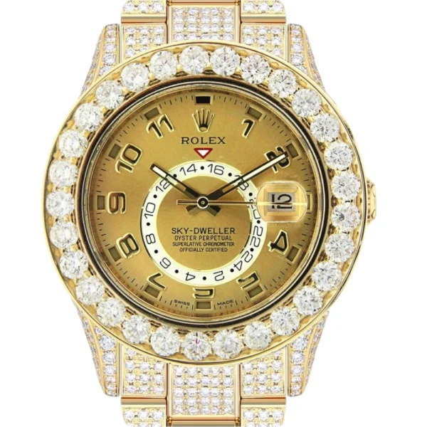 Rolex Sky Dweller 18K Yellow Gold 42 MM Replica