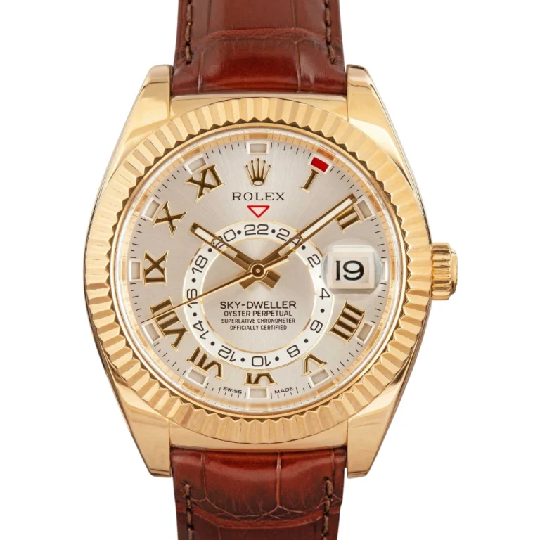 Rolex Sky-Dweller 326138 Silver Roman Dial Replica