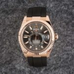 Rolex Sky-Dweller 326235 18k Everose Gold on Oysterflex Strap Replica
